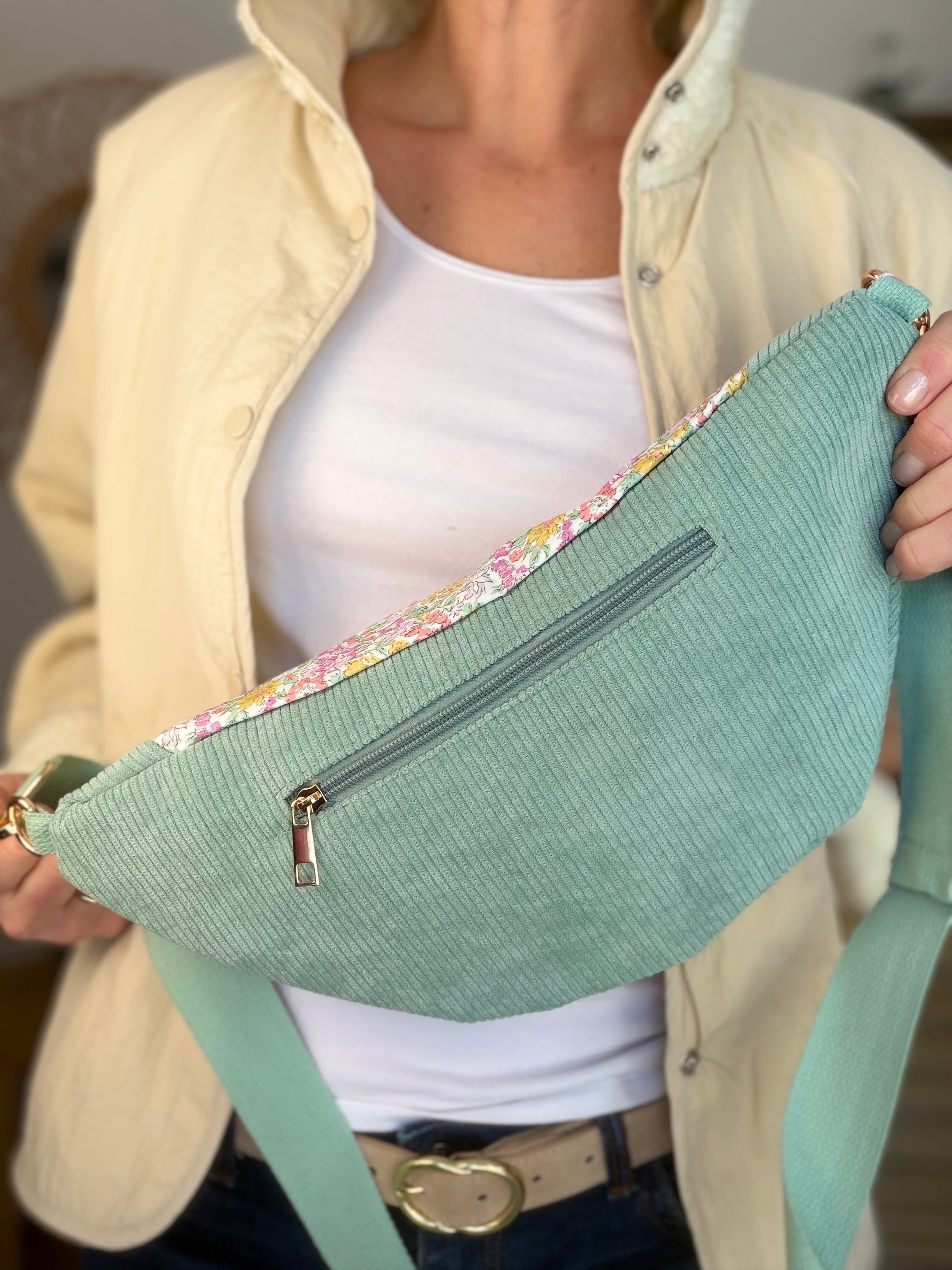 Sac banane Ciao Boum - IVY Liberty - Vert d’eau