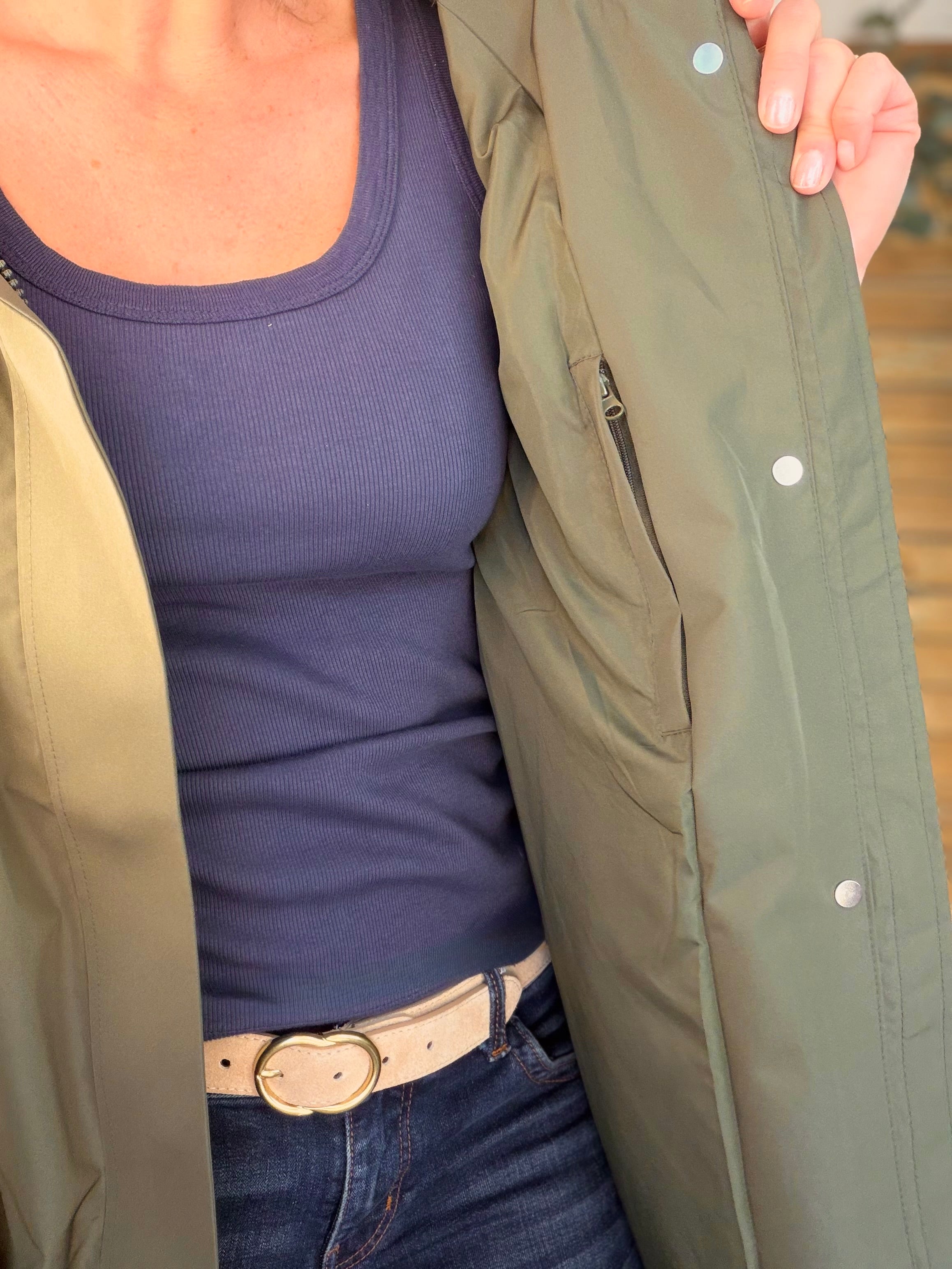 Imperméable LAURENCE long - Kaki