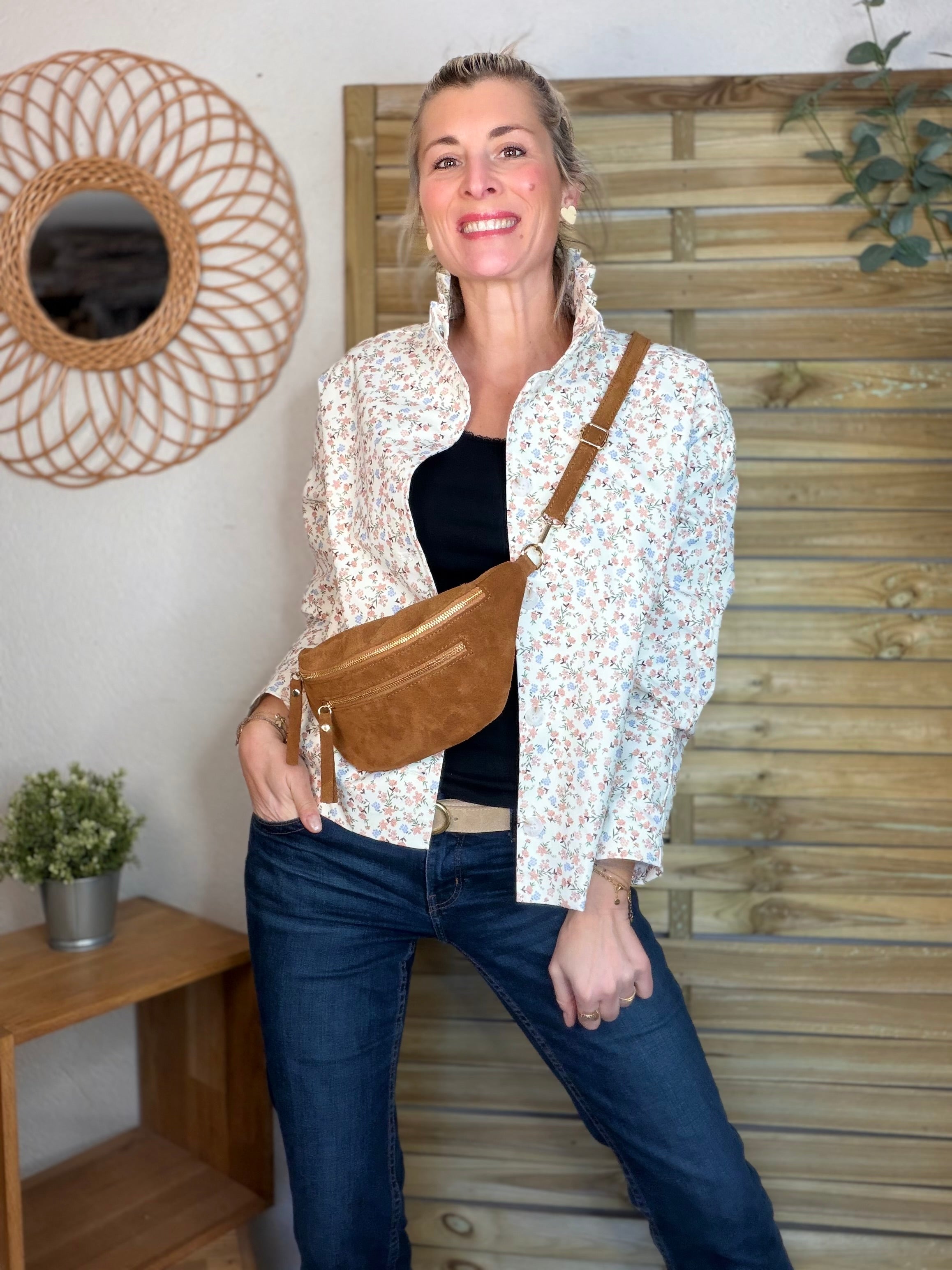 Veste col victorien NICKY Fleurie