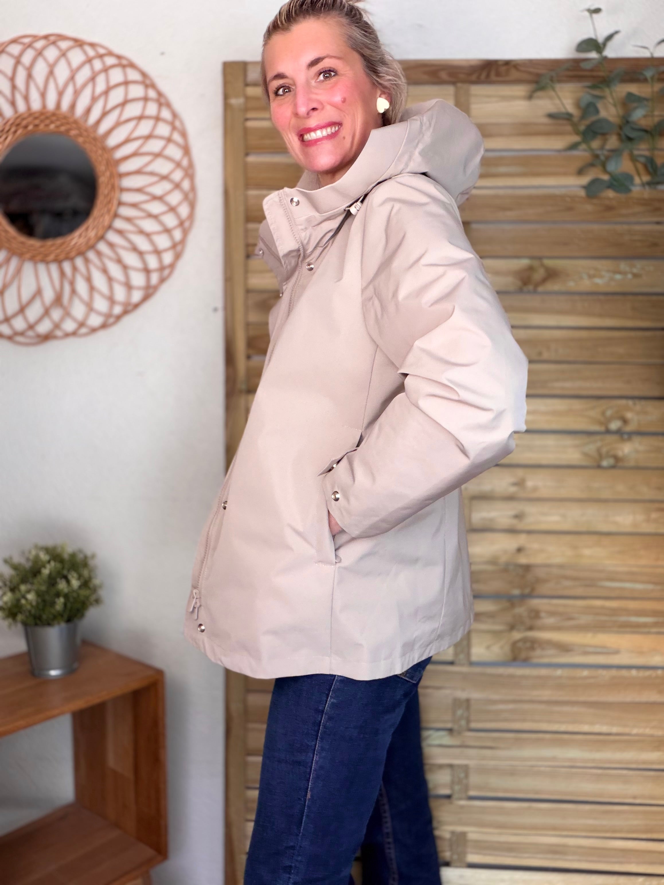 Imperméable LAURENCE mi-long - Beige