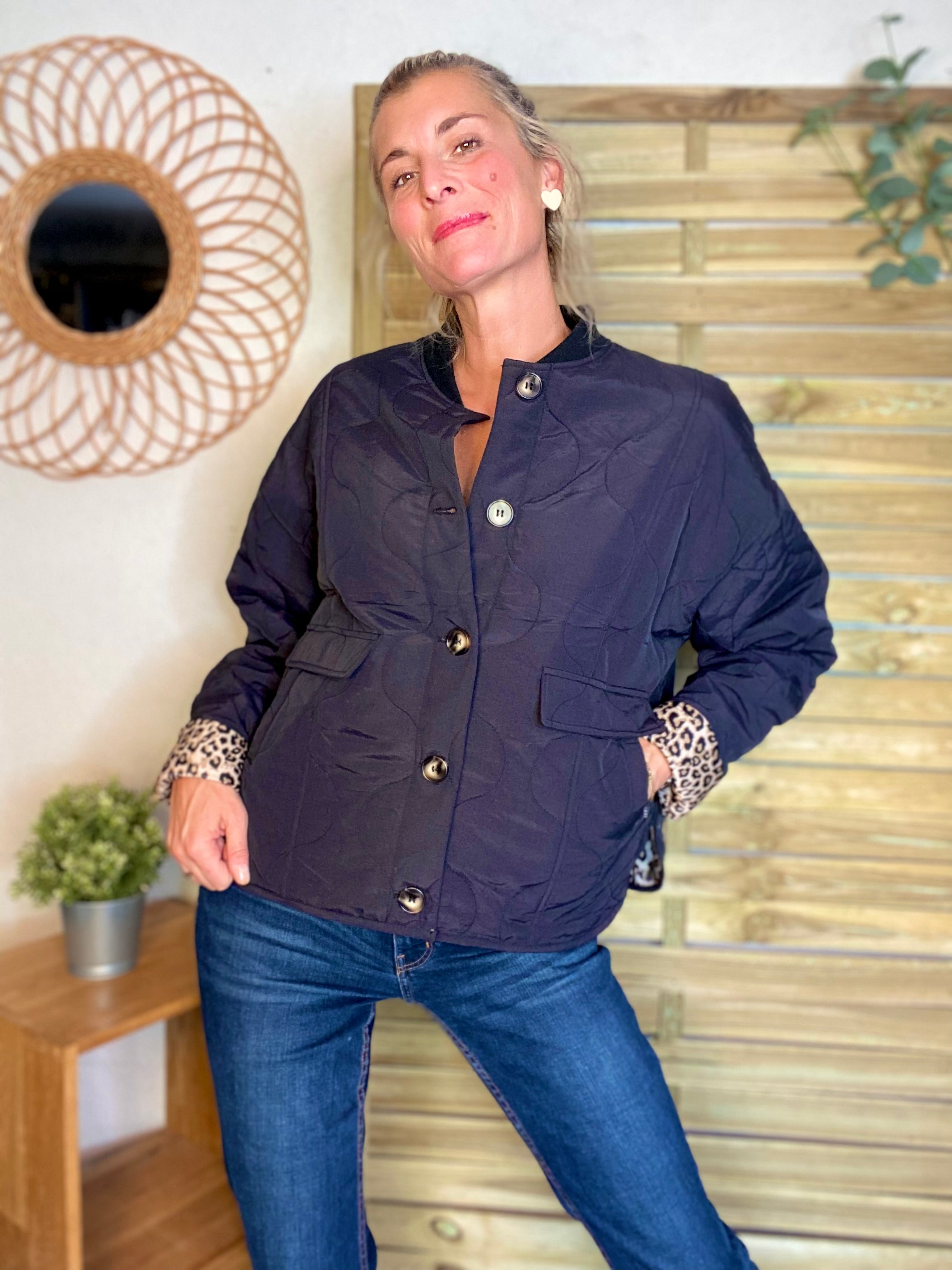 ⚡️ PÉPITES FRIDAY - Veste matelassée noir/léo HARPER