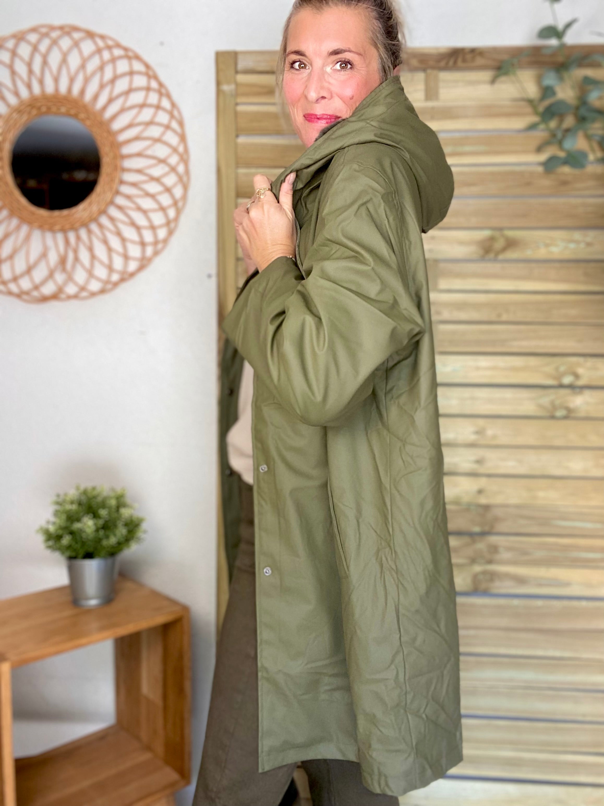 ⚡️ PÉPITES FRIDAY - Parka fourrée Imperméable Kaki - RILEY