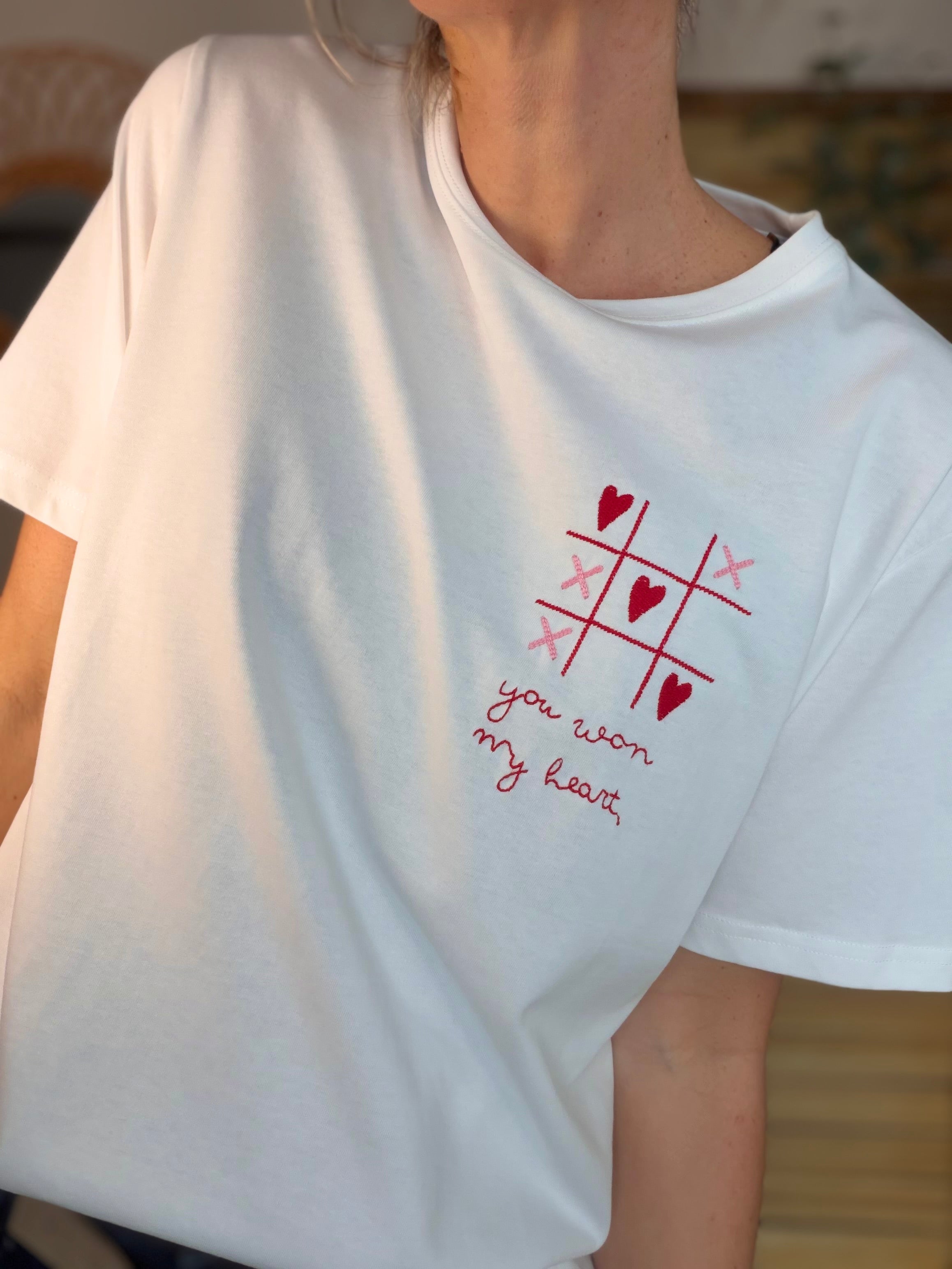 Tee shirt YOU WON MY HEART - MORAG