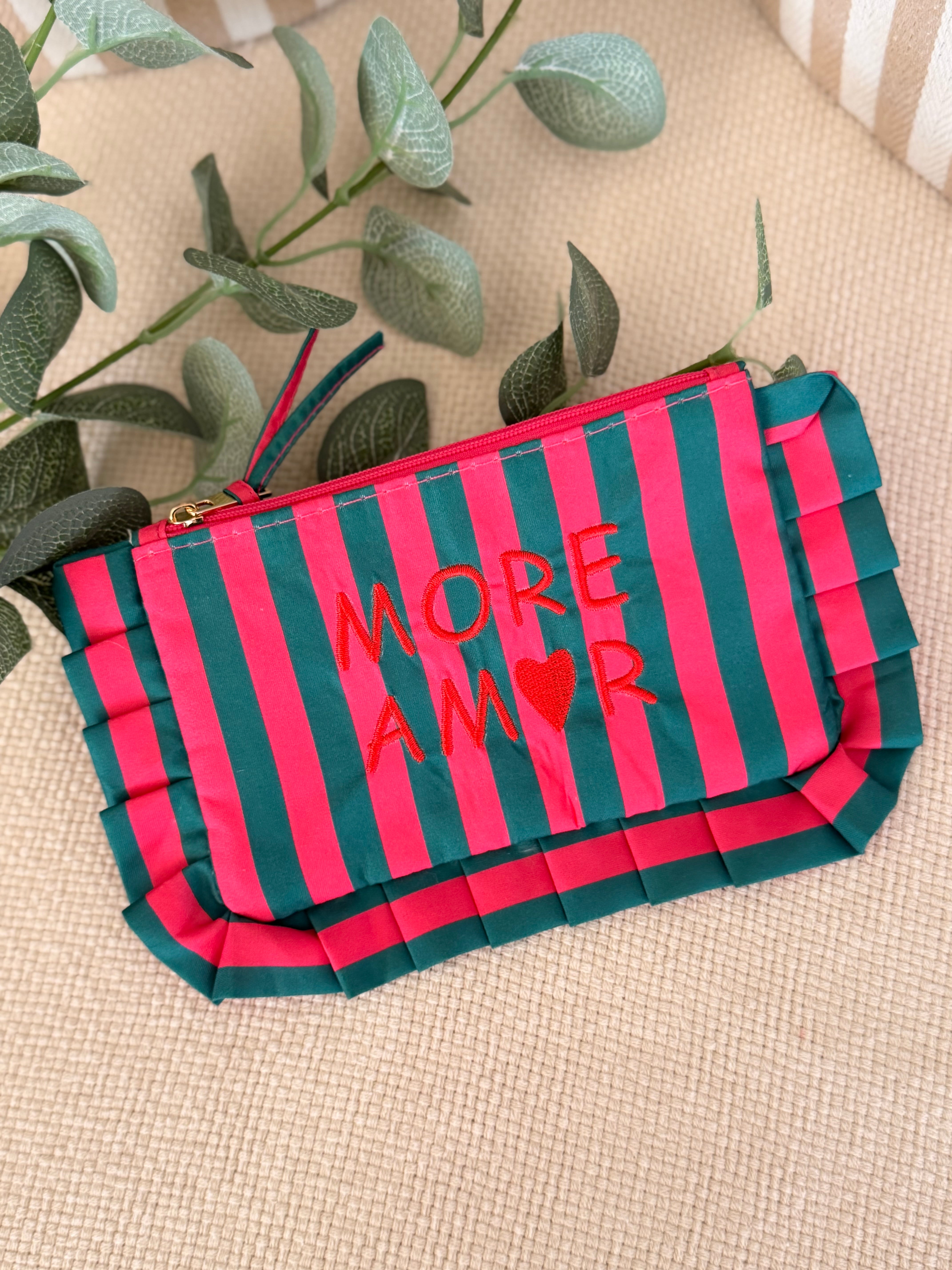 Pochette rayée à volants ESTHER