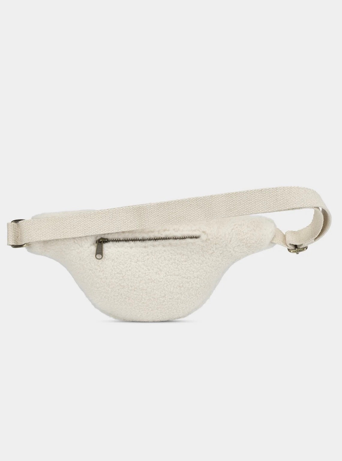 Sac banane HINDBAG Sasha Teddy arctique (moumoute)