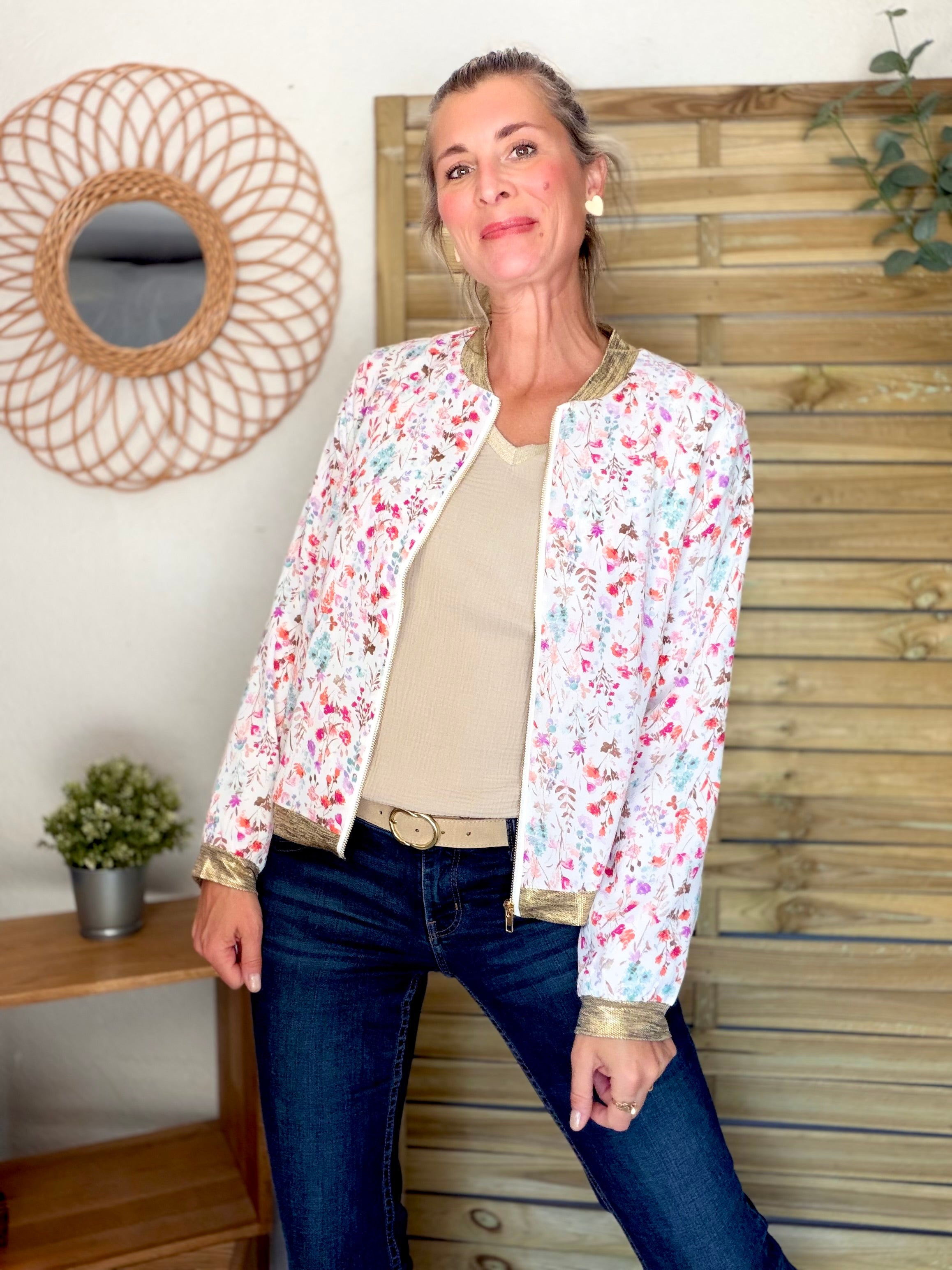 ⚡️ ARRIVAGE - Veste bombers fleurie MATHILDE