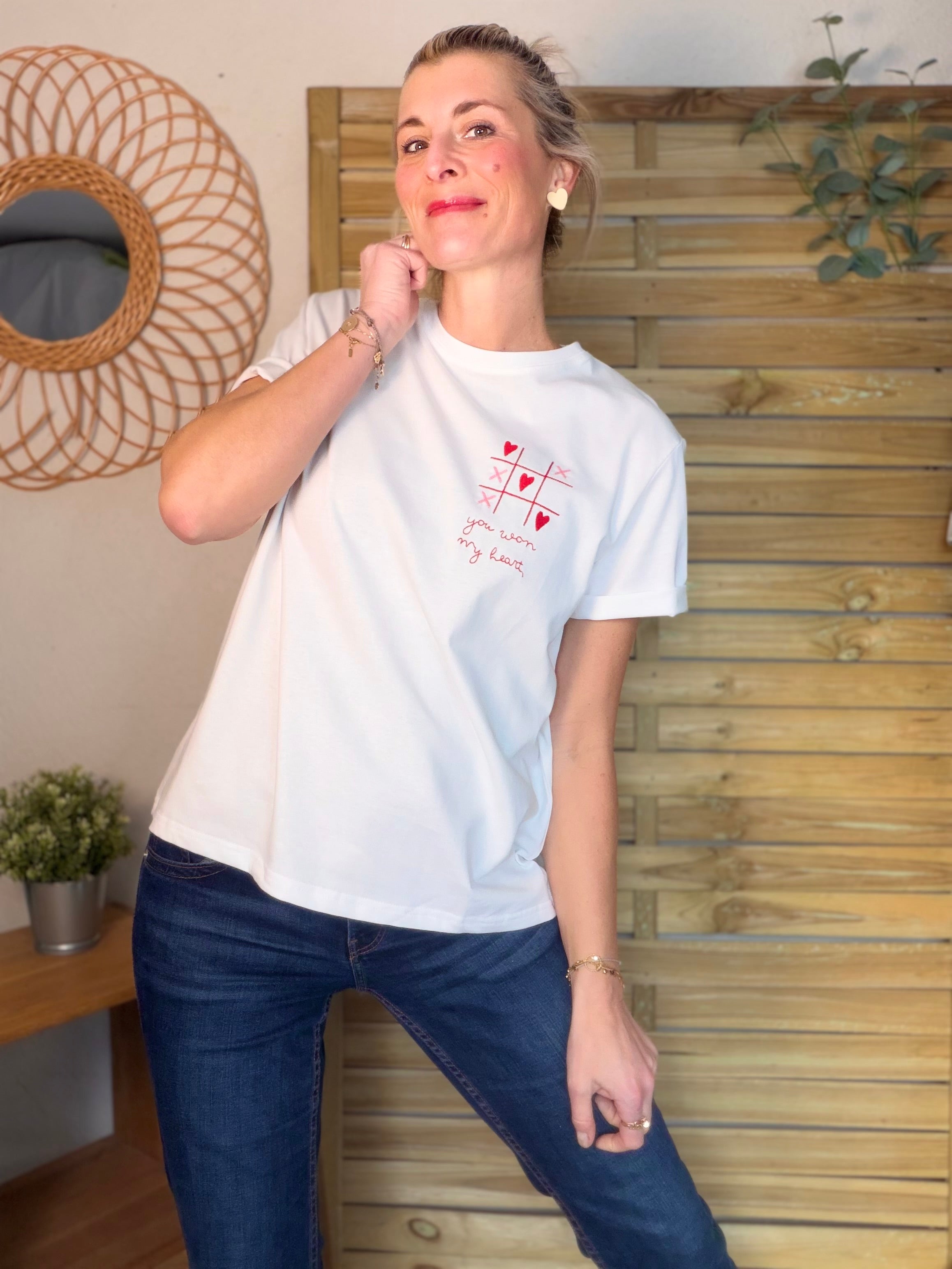 Tee shirt YOU WON MY HEART - MORAG