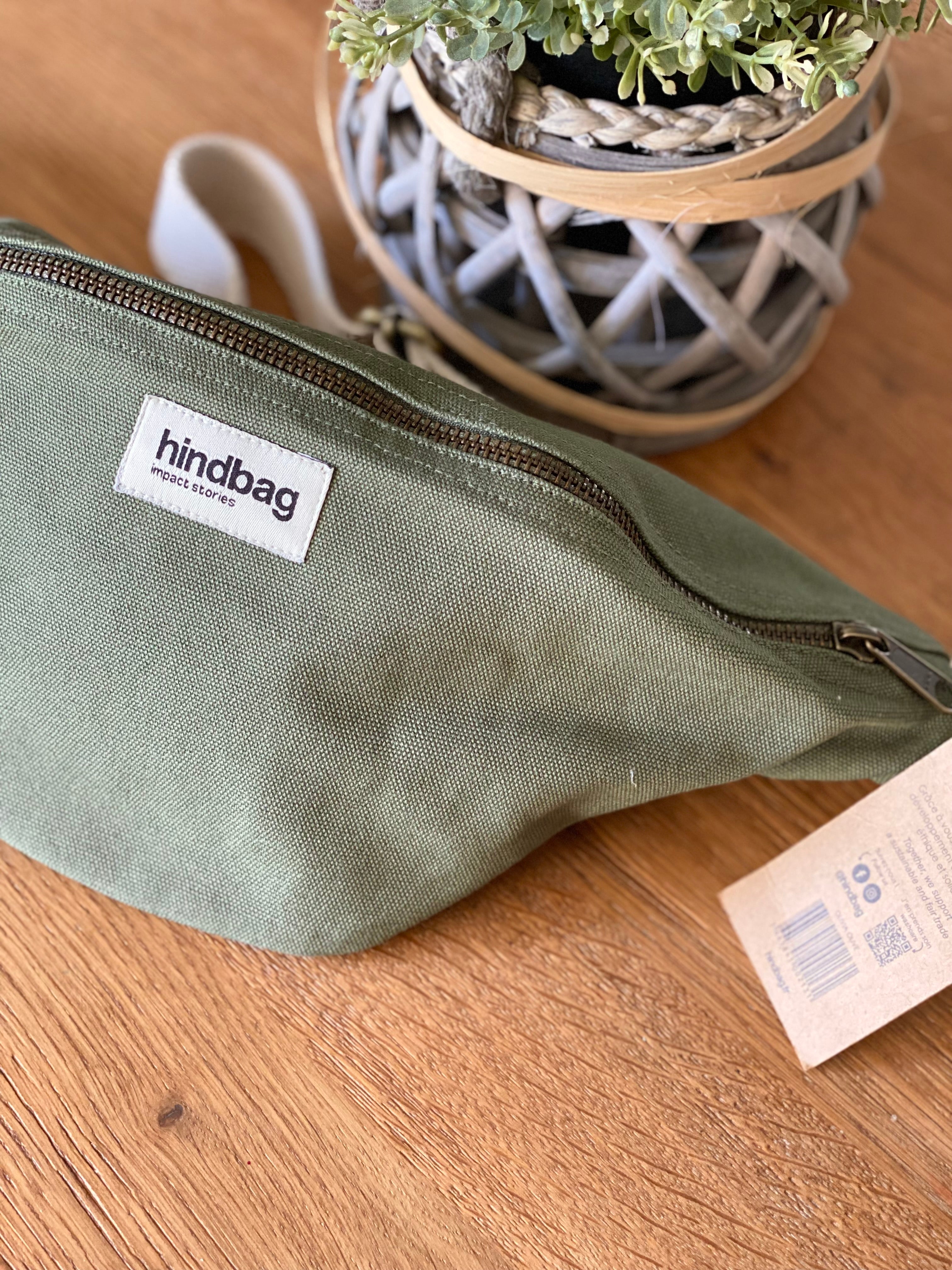 Sac banane HINDBAG Olivia Vert Olive