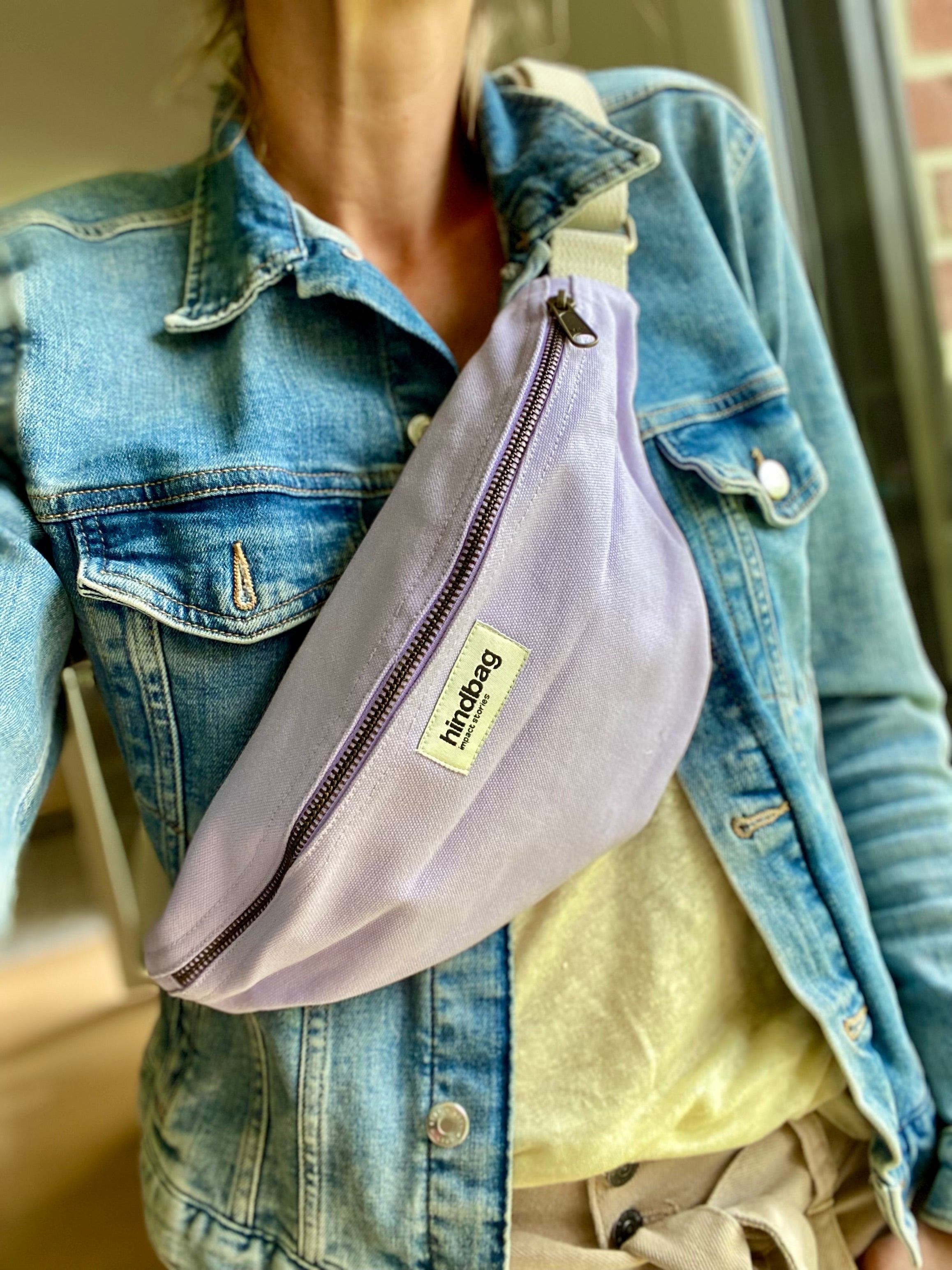 Sac banane HINDBAG Olivia Lilas