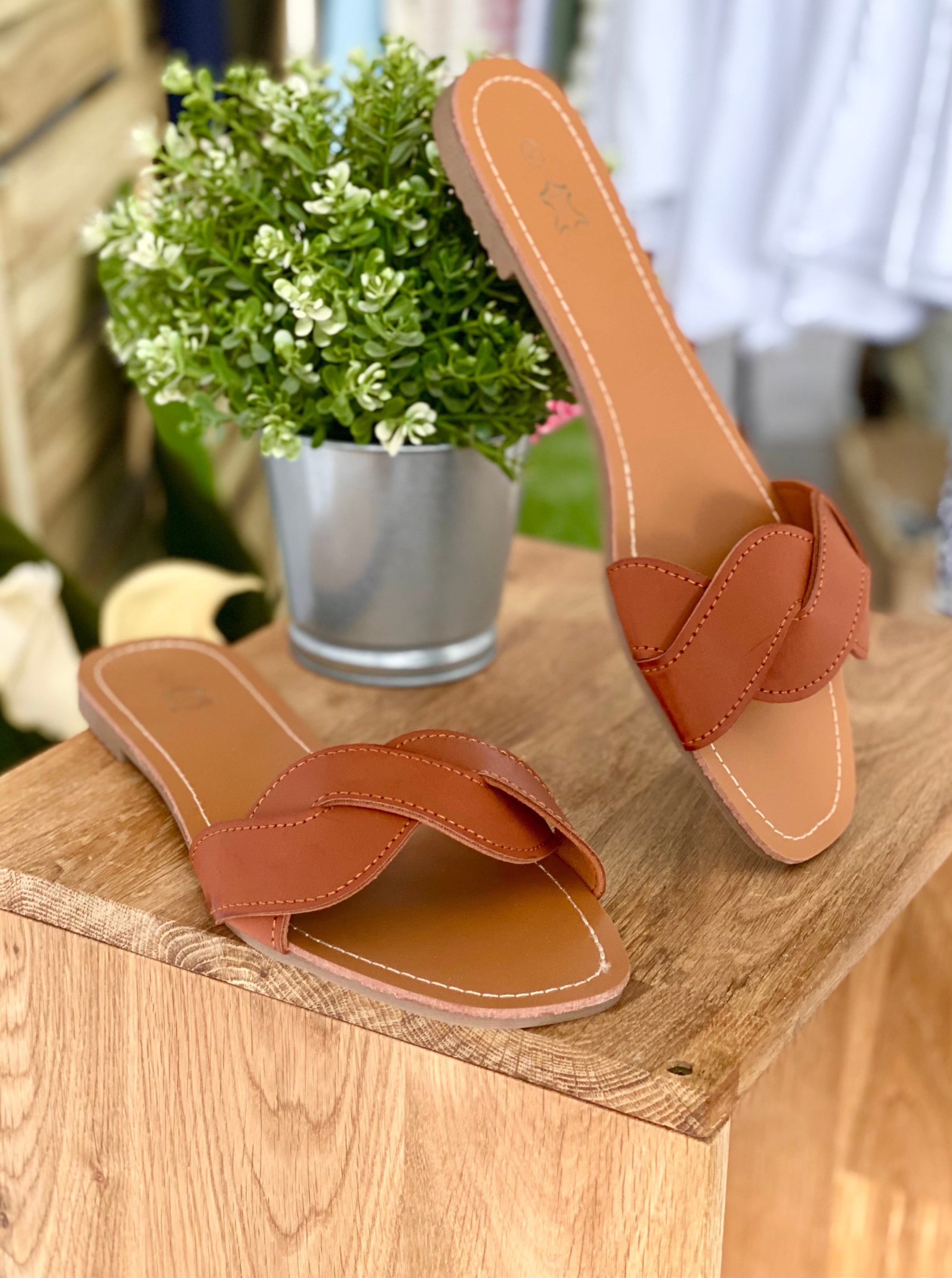 Mules plates best sale femme camel