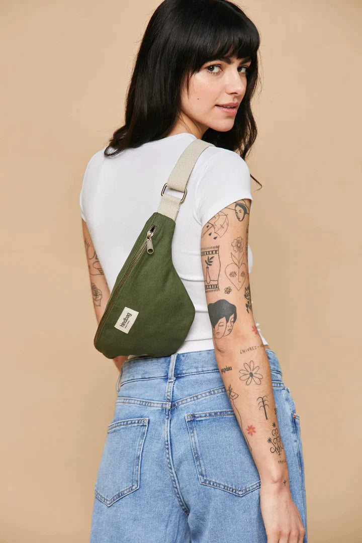 Sac banane HINDBAG Olivia Vert Olive