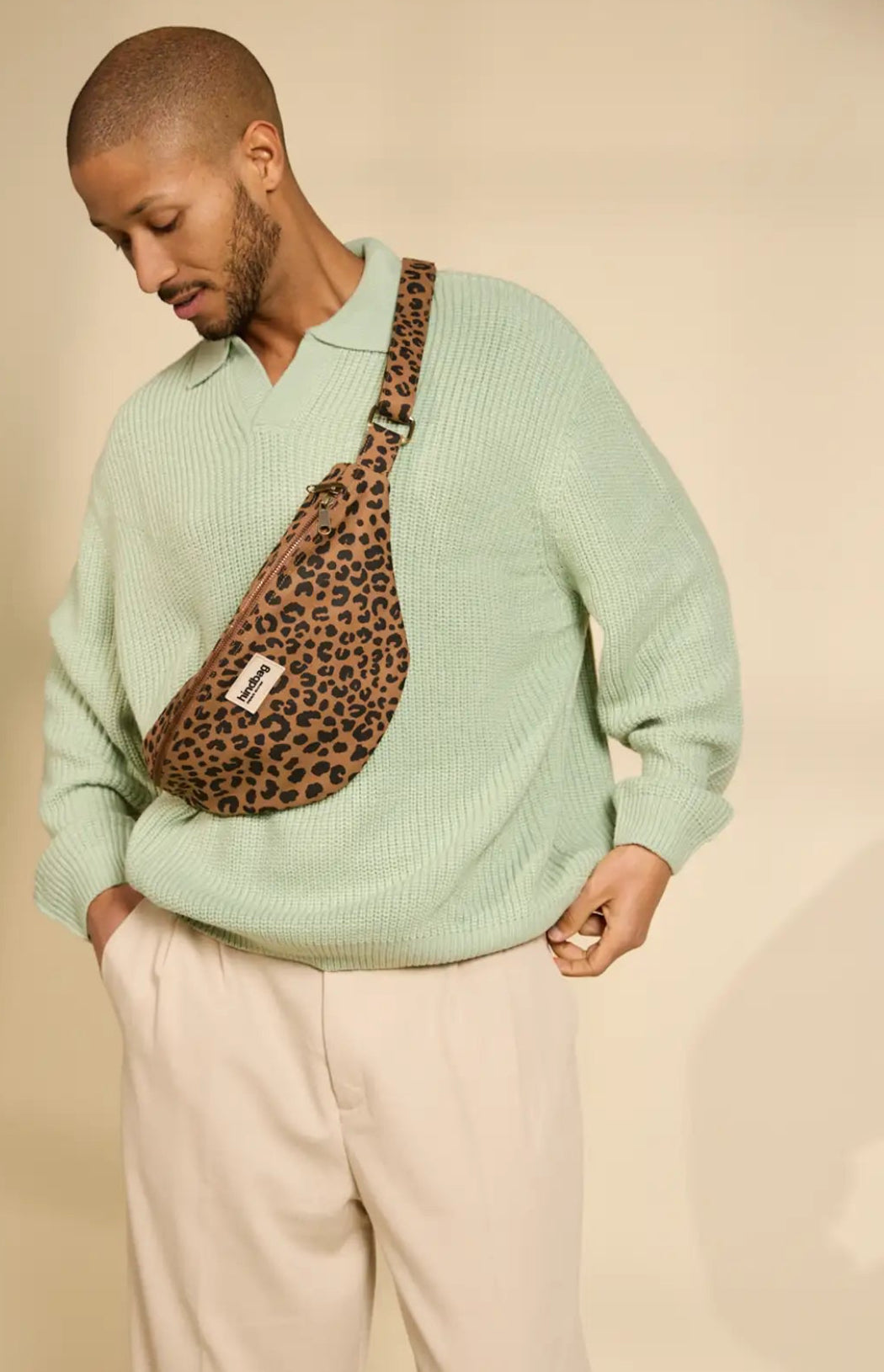 Sac banane XL HINDBAG Sasha Léo Cannelle