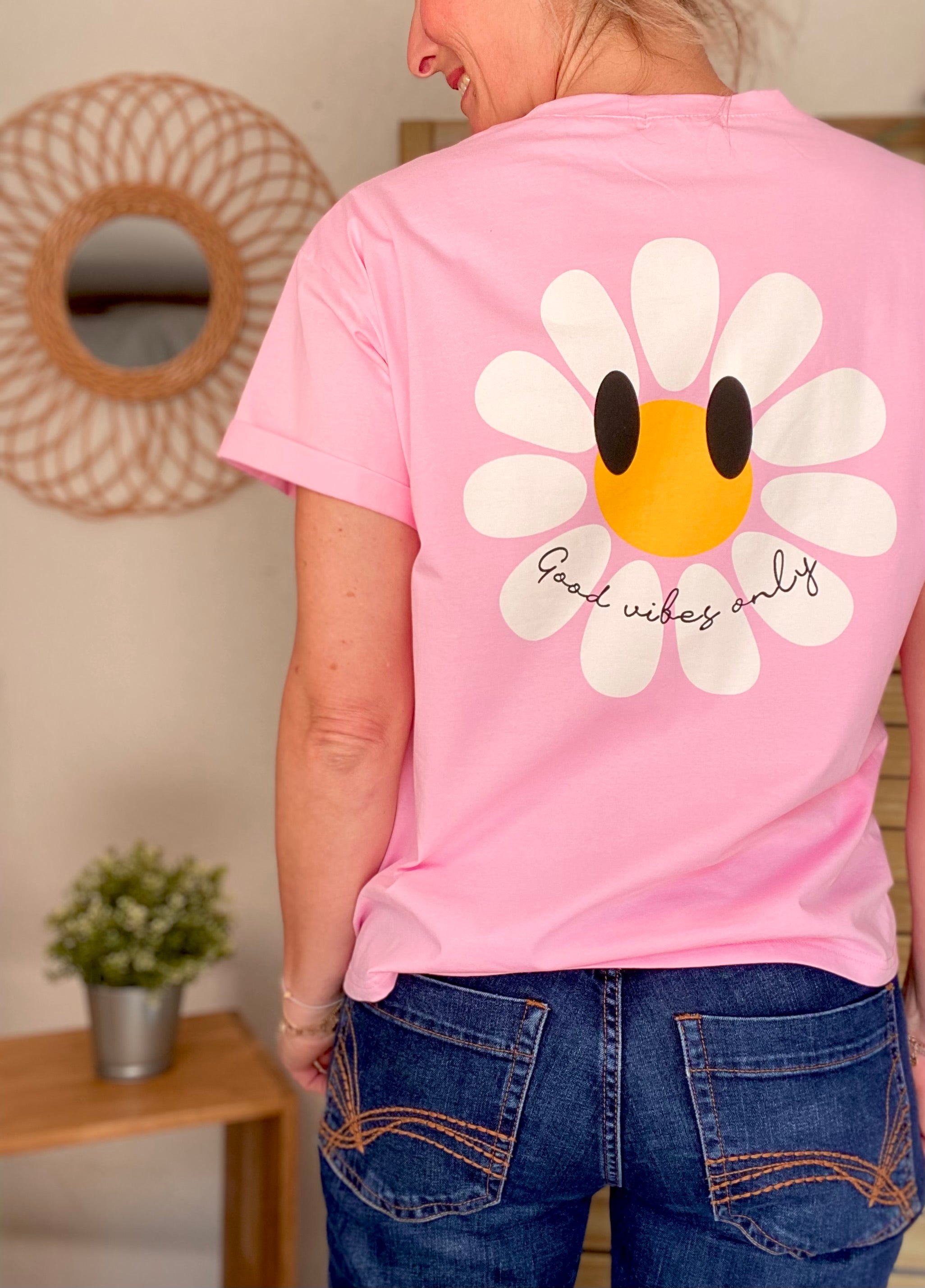 Tee shirt Good Vibes MARGUERITE Rose