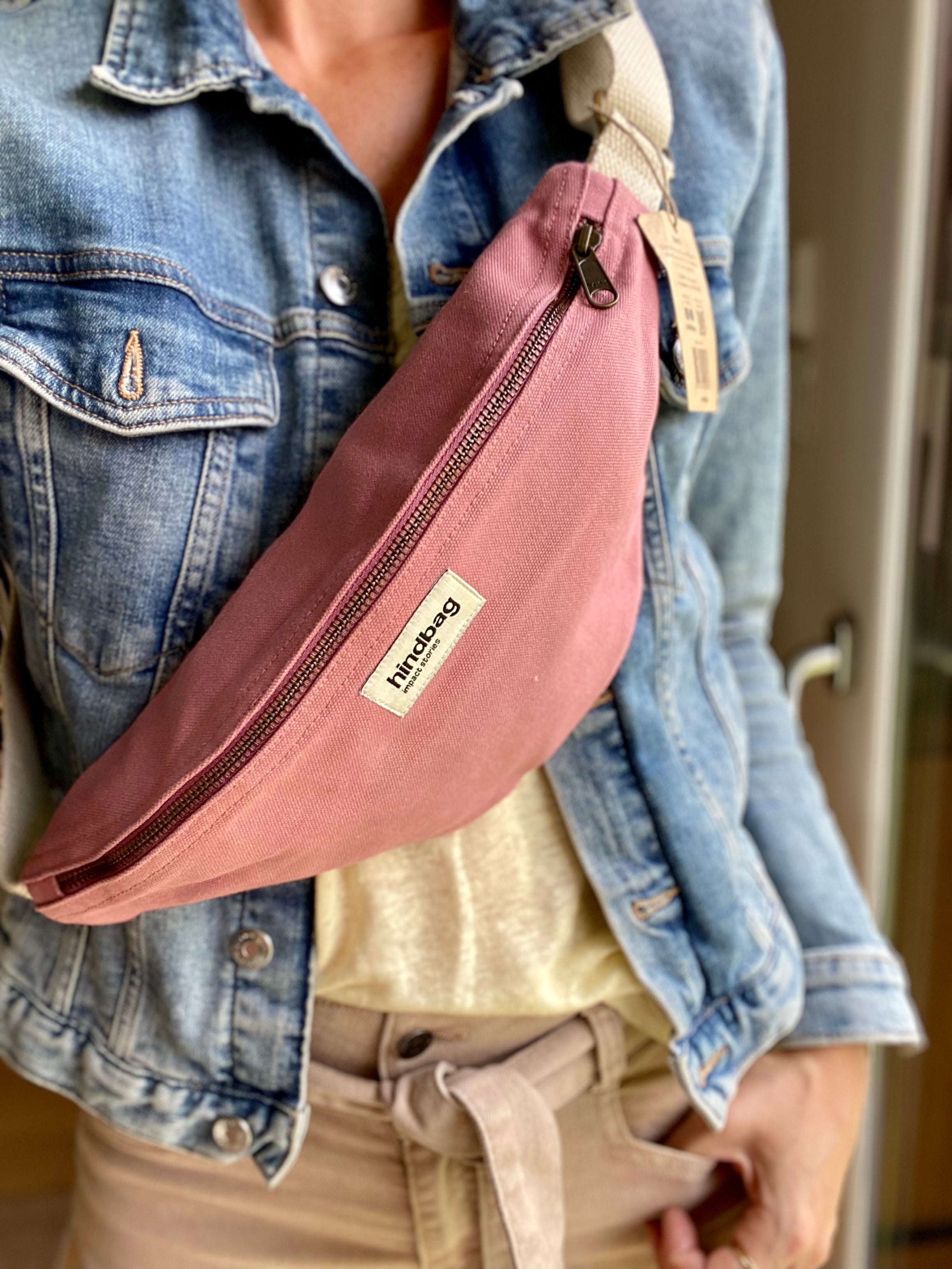 Sac banane HINDBAG Olivia Rose blush