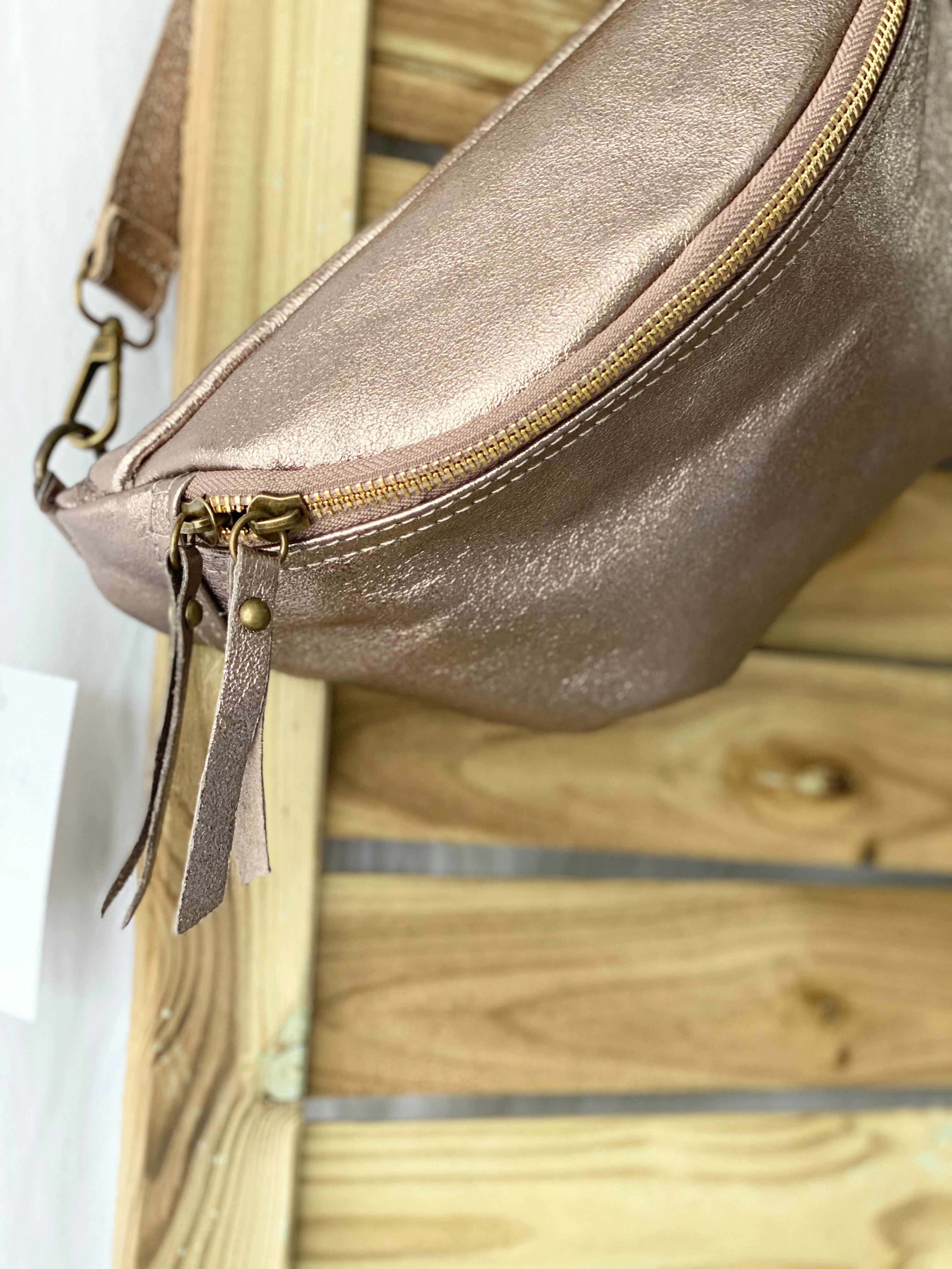 Sac banane en cuir - IRISS - Bronze (6 coloris)