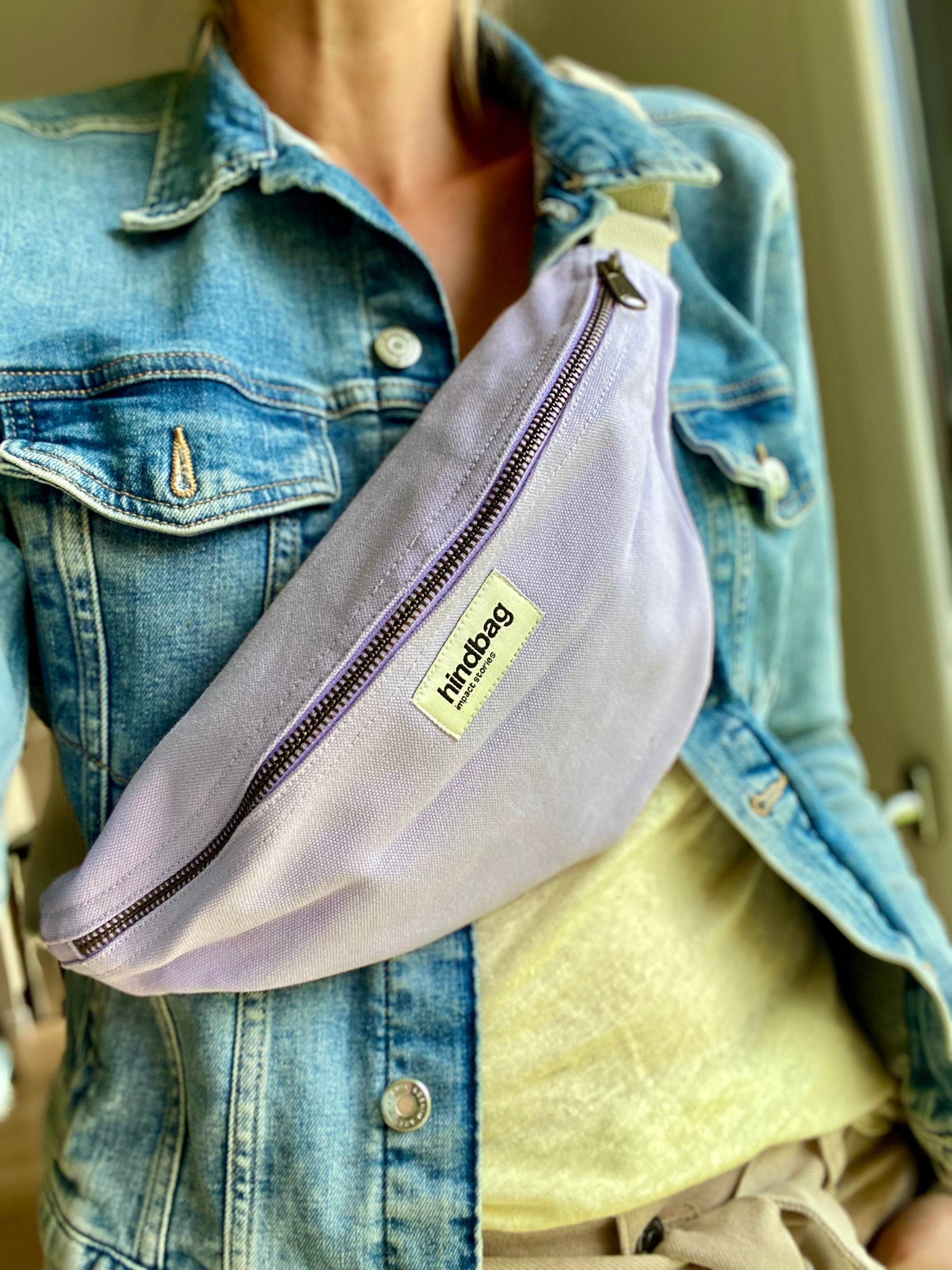 Sac banane HINDBAG Olivia Lilas