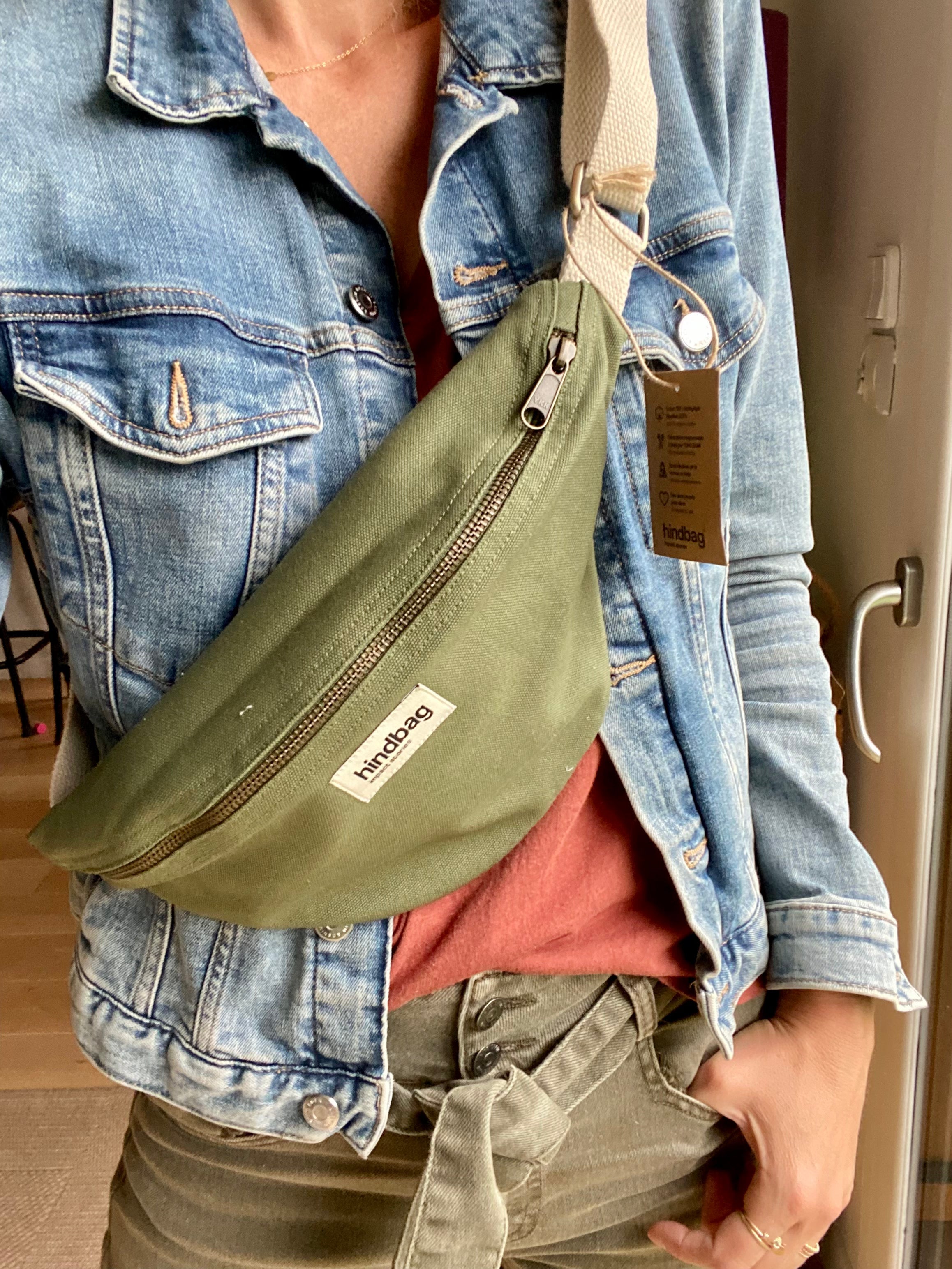 Sac banane HINDBAG Olivia Vert Olive