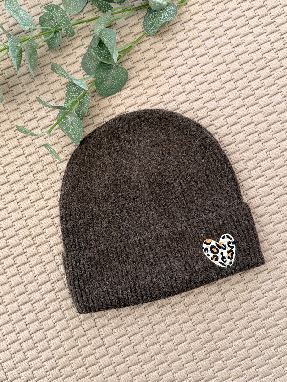 Bonnet avec cœur Léo ZADIG 🤎