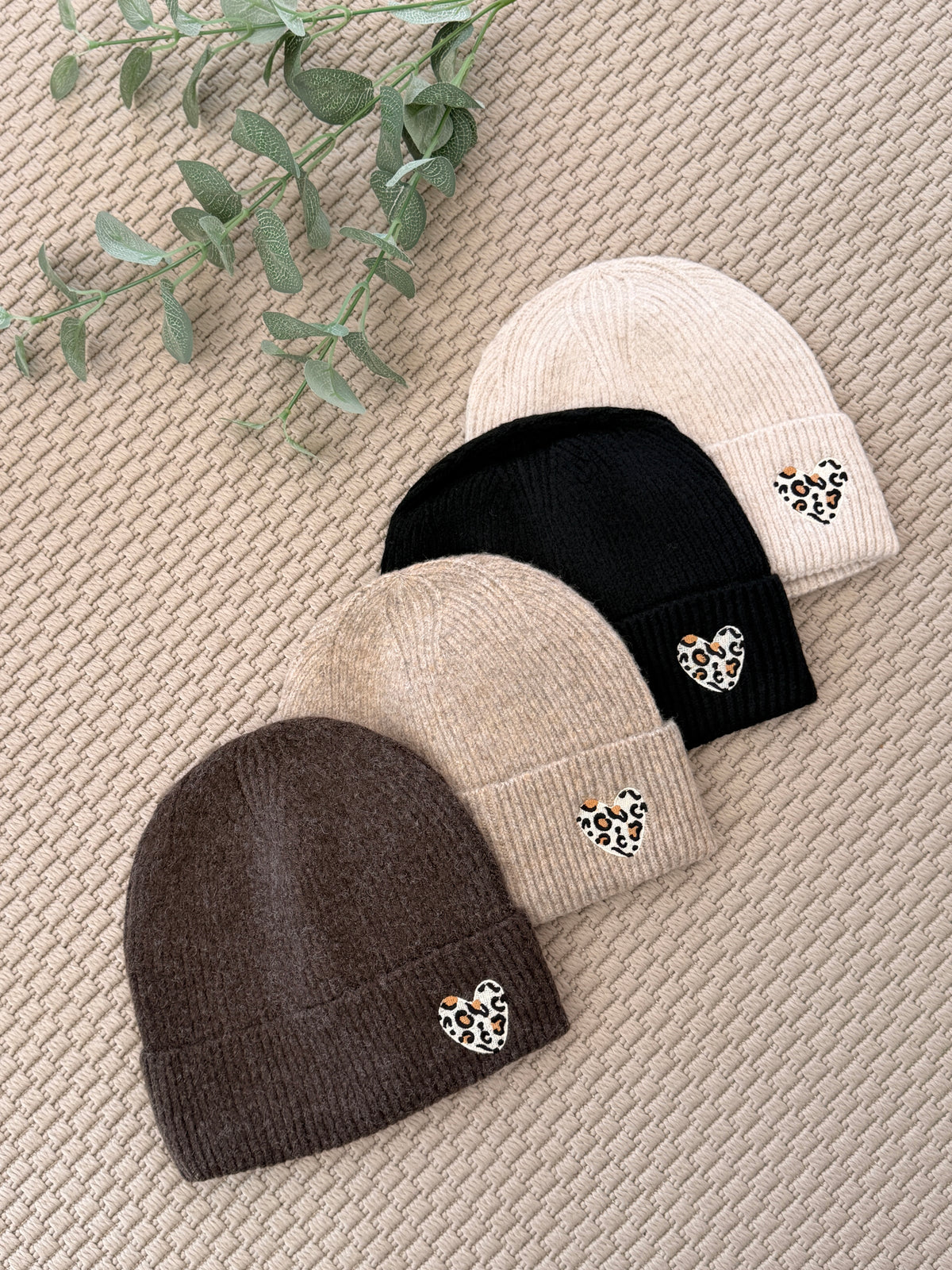 Bonnet avec cœur Léo ZADIG 🤎